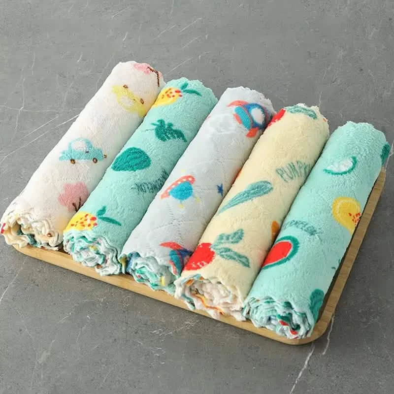 10枚セット：再利用可能な食器用セルローススポンジクロス