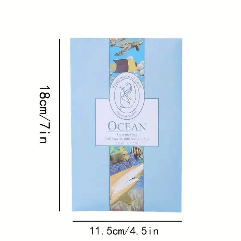 Lot de 10: Sachets parfumés pour Tiroirs et Placards, Désodorisants avec Cintre pour la Maison