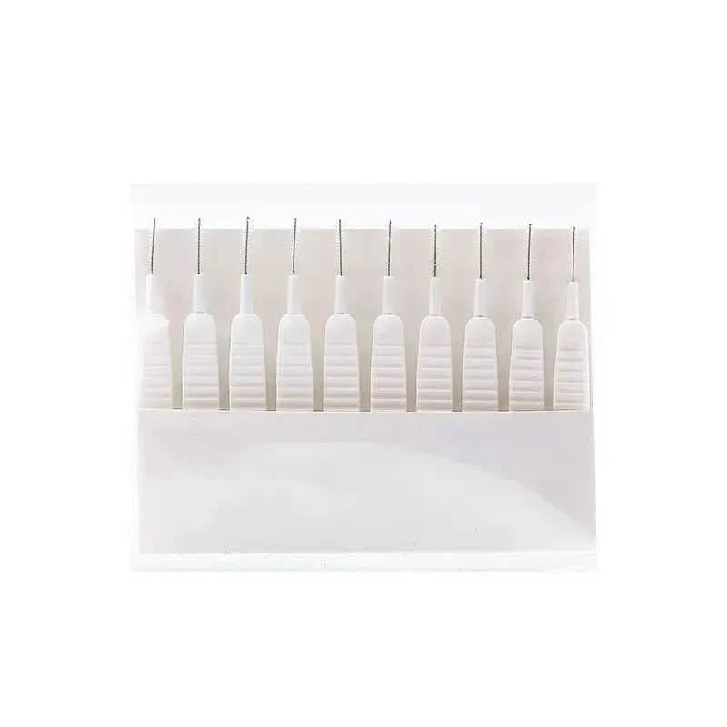 Ensemble de 10 pièces : Brosses de nettoyage pour pommes de douche faciles à nettoyer - Nettoyant sans effort pour les interstices de la pomme de douche