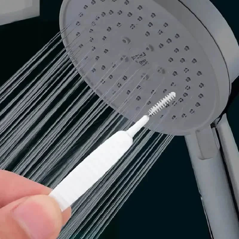 Ensemble de 10 pièces : Brosses de nettoyage pour pommes de douche faciles à nettoyer - Nettoyant sans effort pour les interstices de la pomme de douche