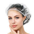 100 pièces : Bonnet de douche jetable