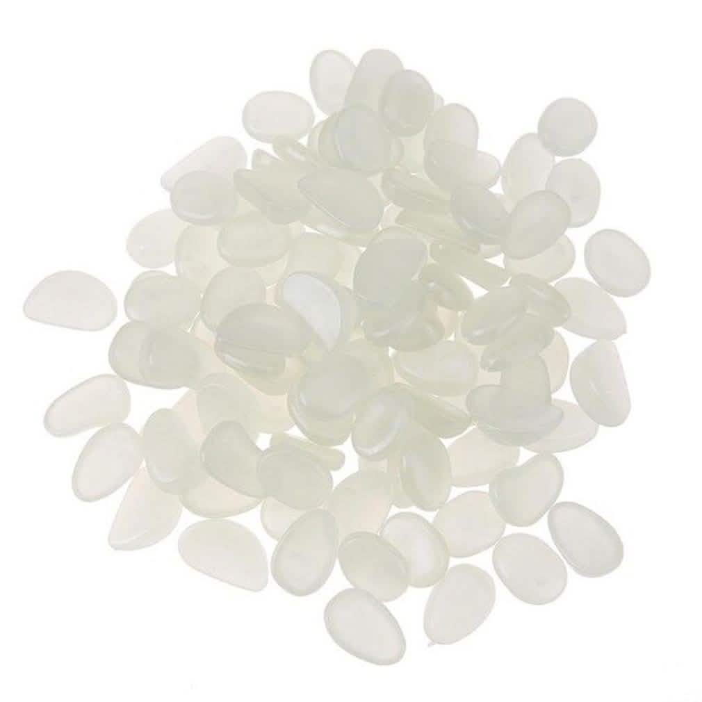 100個入り：暗闇で光る蓄光石