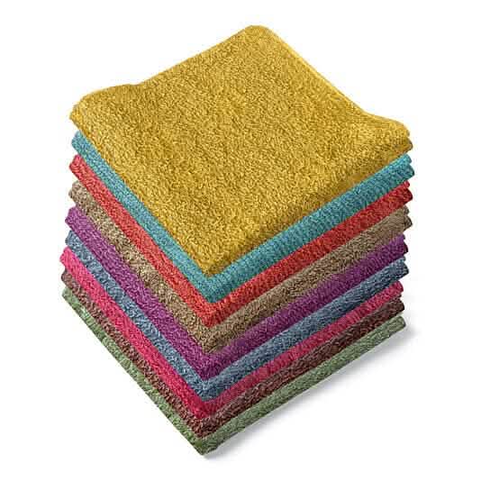 Gants de toilette 100 % coton doux et absorbant