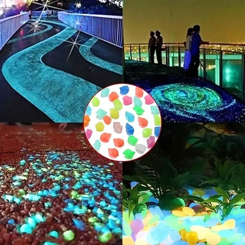 1000個入り：光る石 ガーデン、植物、水槽など用