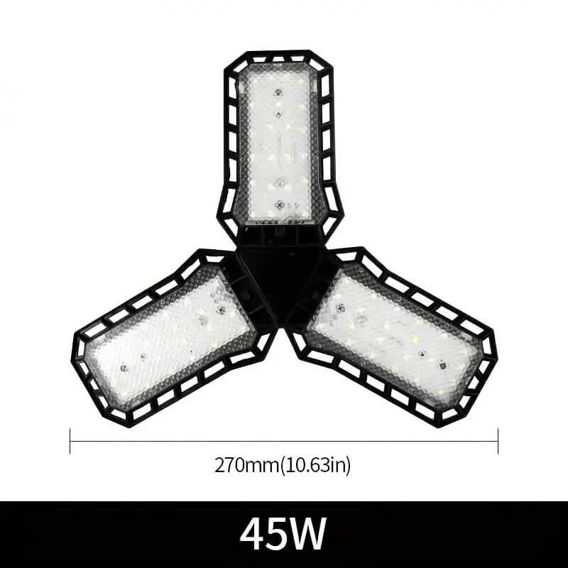 10000LM Super Bright 3 Leaf LED Garage Light Bulbs