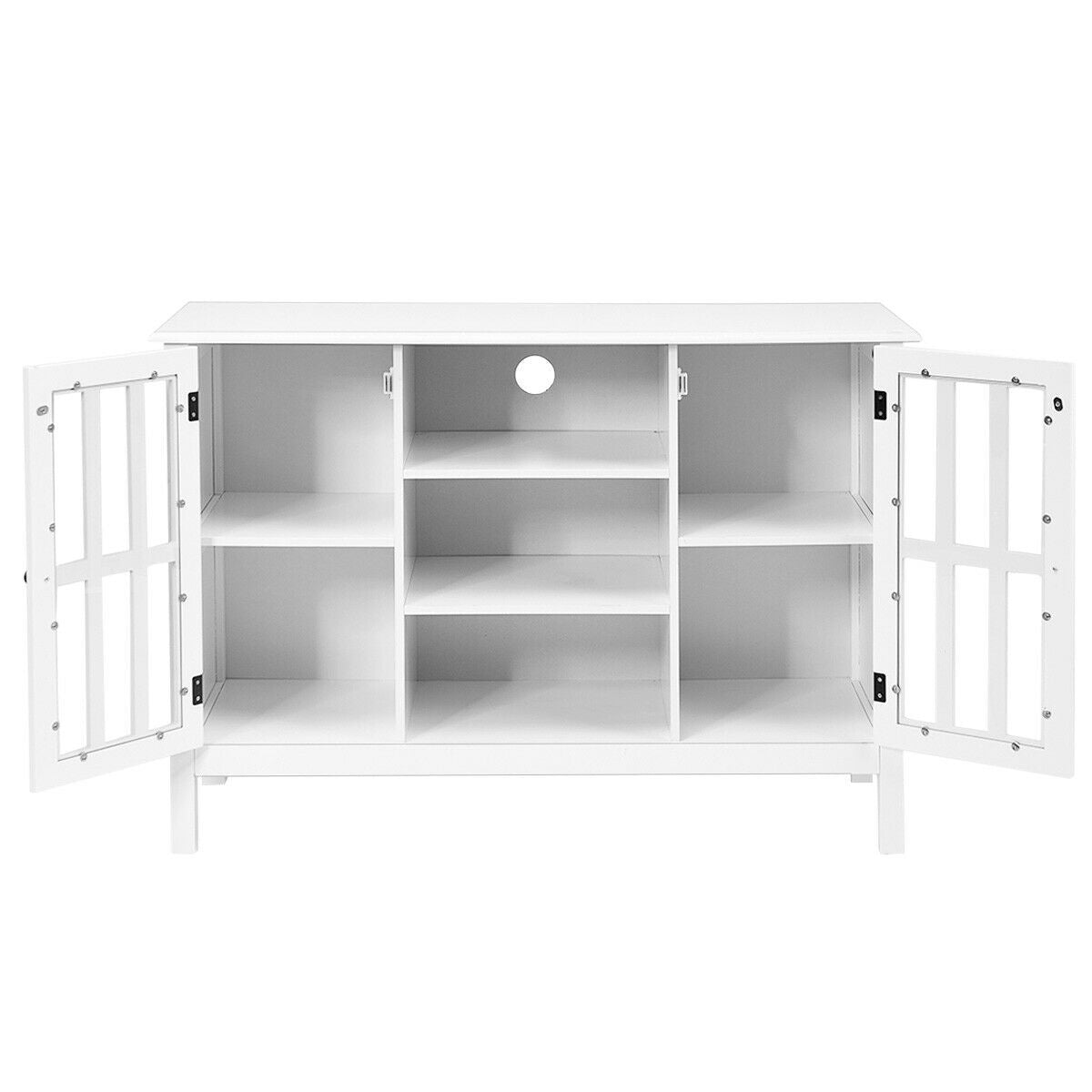Wooden TV Stand Console Cabinet for 50 Inch TV