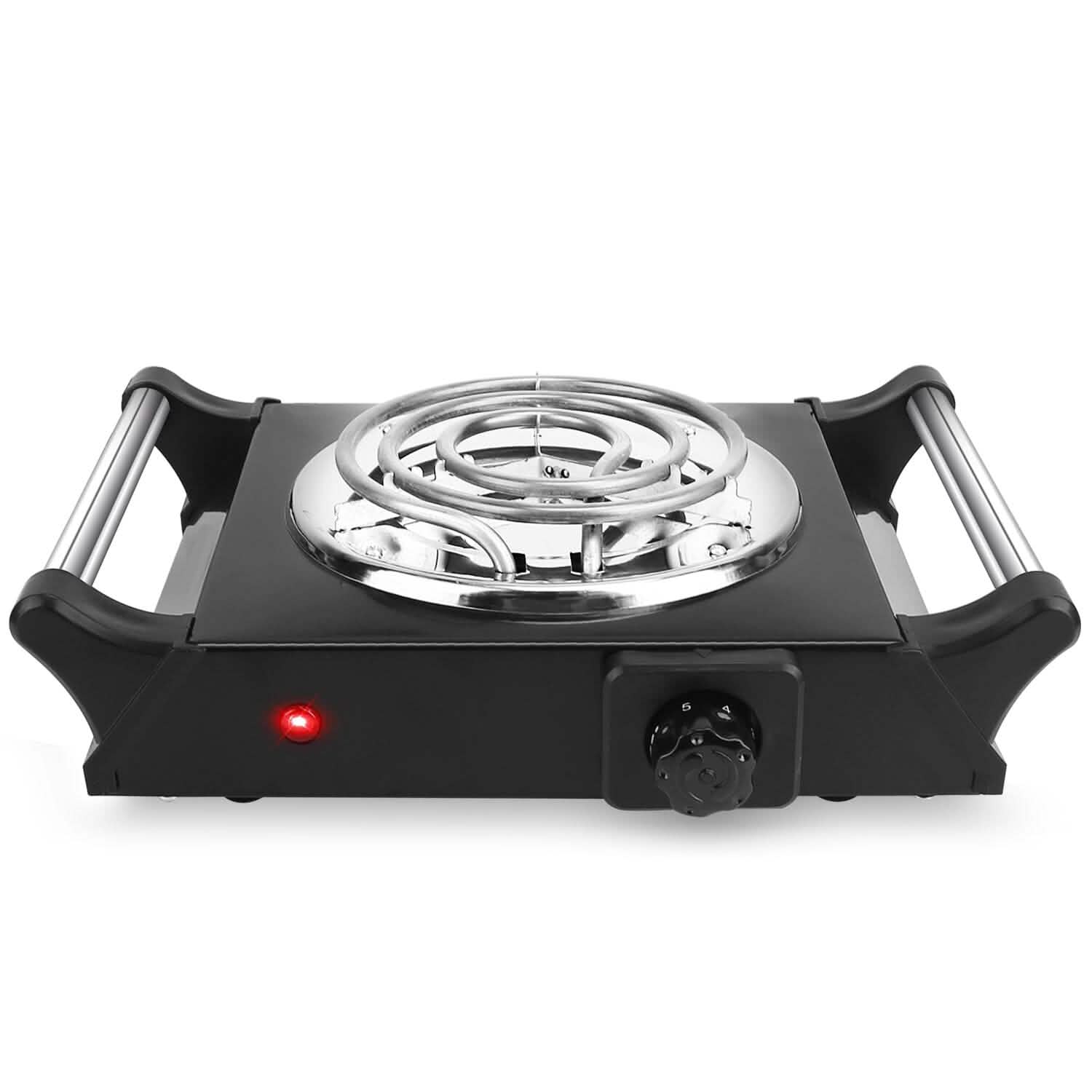1000W 電気バーナー ポータブルコイル加熱ホットプレート コンロ カウンタートップ