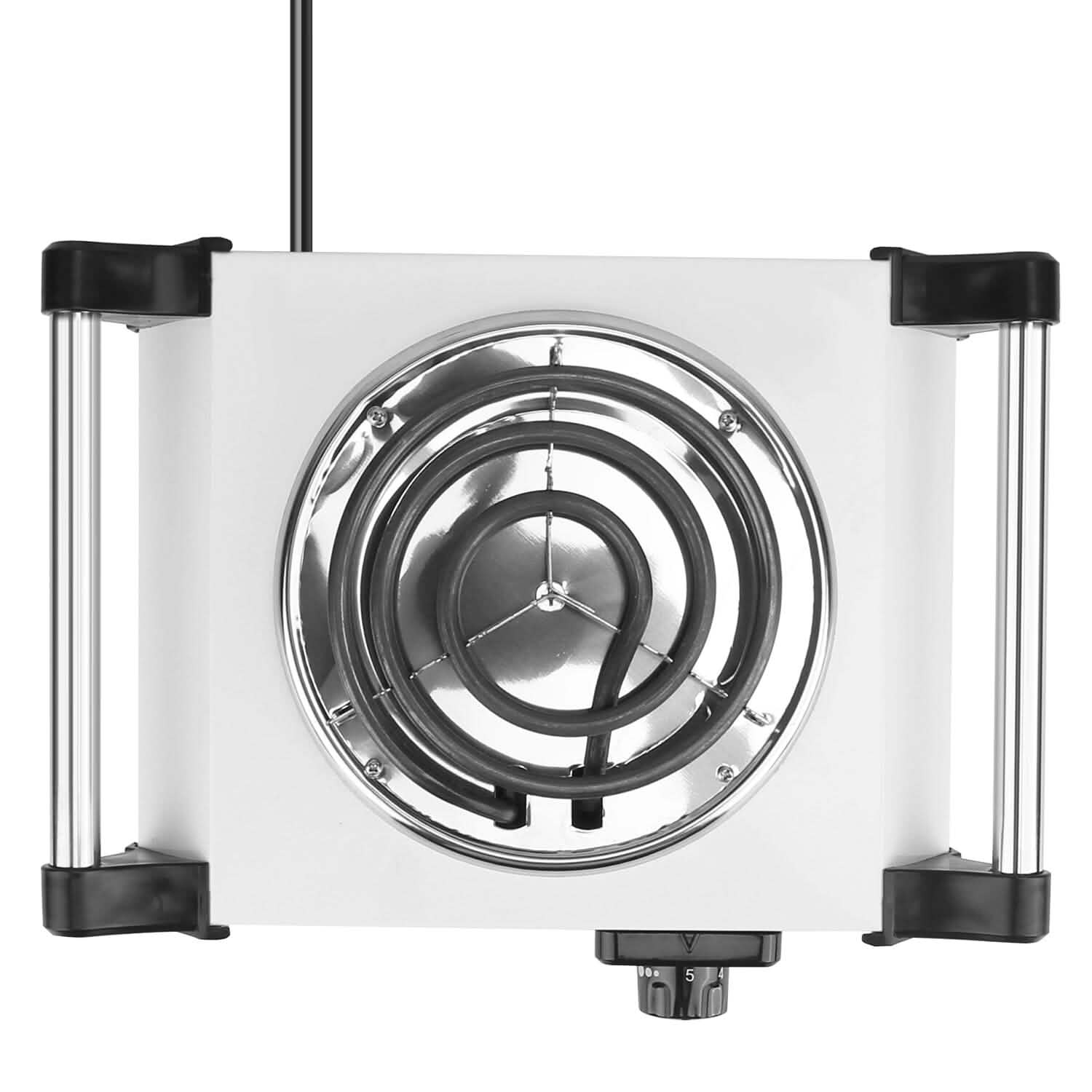 Plaque chauffante électrique portable 1000 W à serpentin pour comptoir