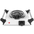 Plaque chauffante électrique portable 1000 W à serpentin pour comptoir