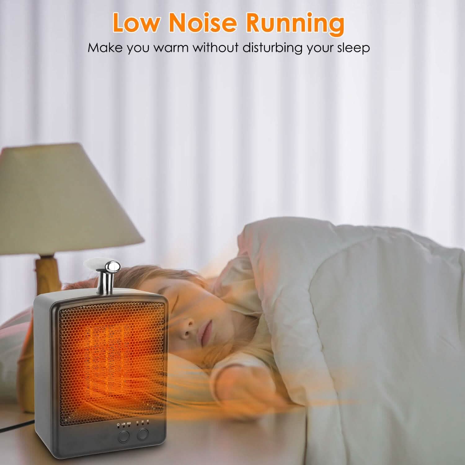 1000W Portable Electric Space Heater