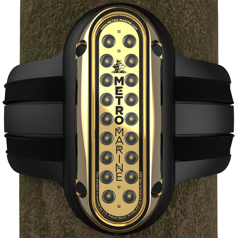Metro Marine feu de pieu vertical à haut rendement avec LED monochromes intelligentes - Blanc, faisceau 90 [F-PME1-V-W3-90]
