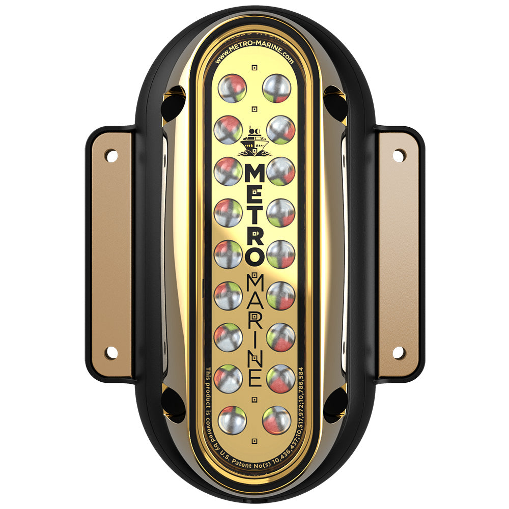 Éclairage à montage vertical en surface haute puissance Metro Marine avec LED intelligentes à spectre complet - RVBB, faisceau 45 [F-SME1-V-FS-45]