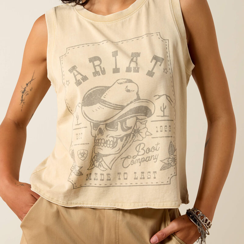 Wanted Skull Tank | Ariat