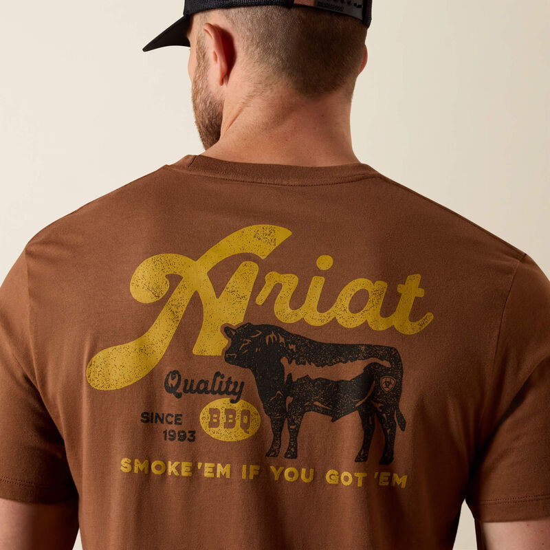 BBQ Smoke T-Shirt | Ariat Mens