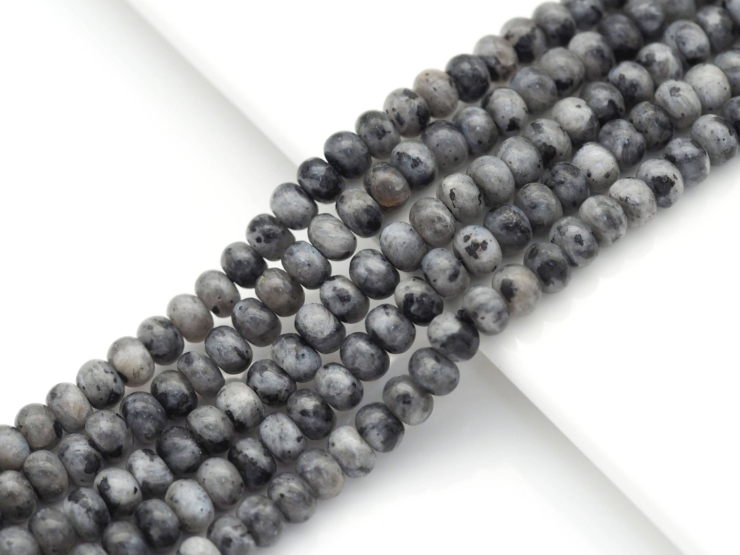 Genuine Lavikite Rondelle Smooth Beads, 4x6mm, Sku#U1422