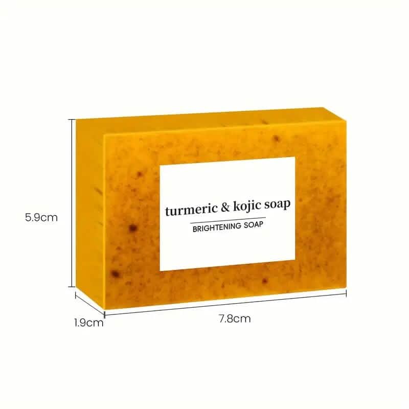 Pain de savon rajeunissant au curcuma et à l'acide kojique de 100 g