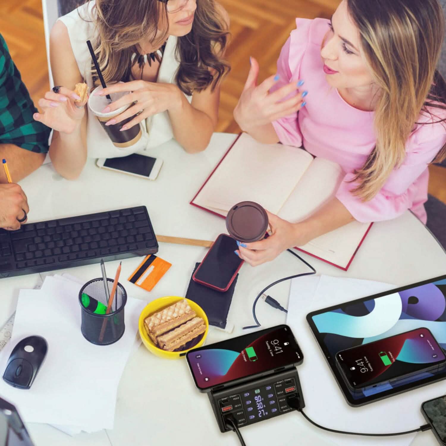 100W USB Charging Station 8-Port Charging Hub