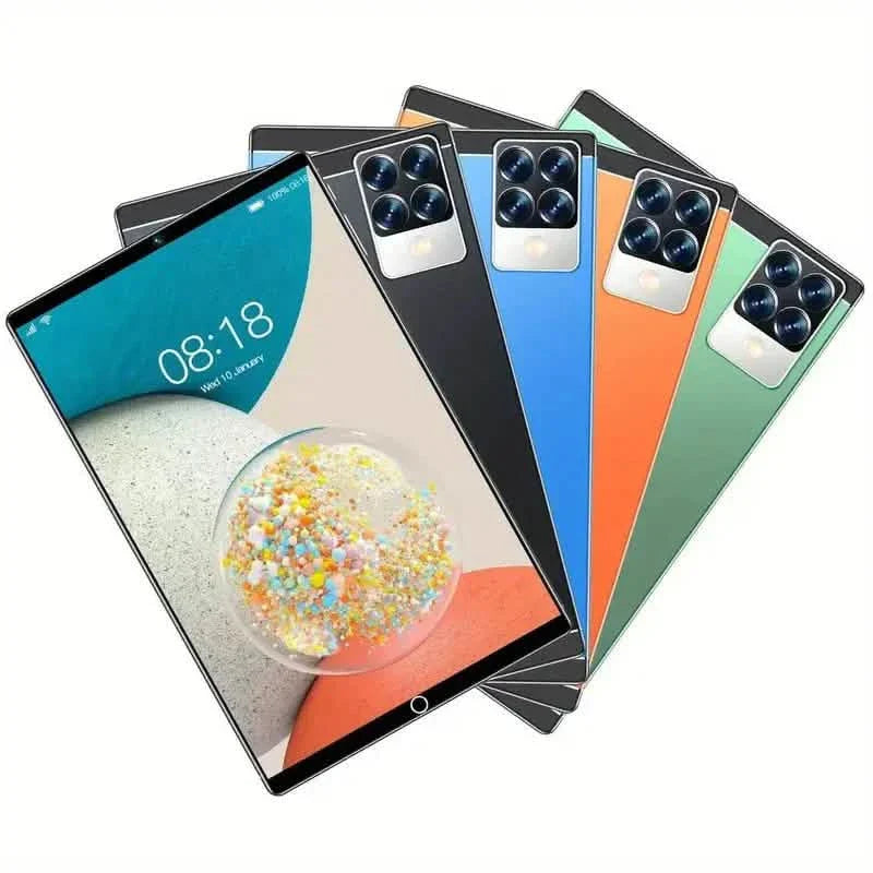 10.1インチスマート5Gタブレット - デュアルSIMカードスロット、8GB RAM、256GBストレージ、24MP+48MPカメラほか
