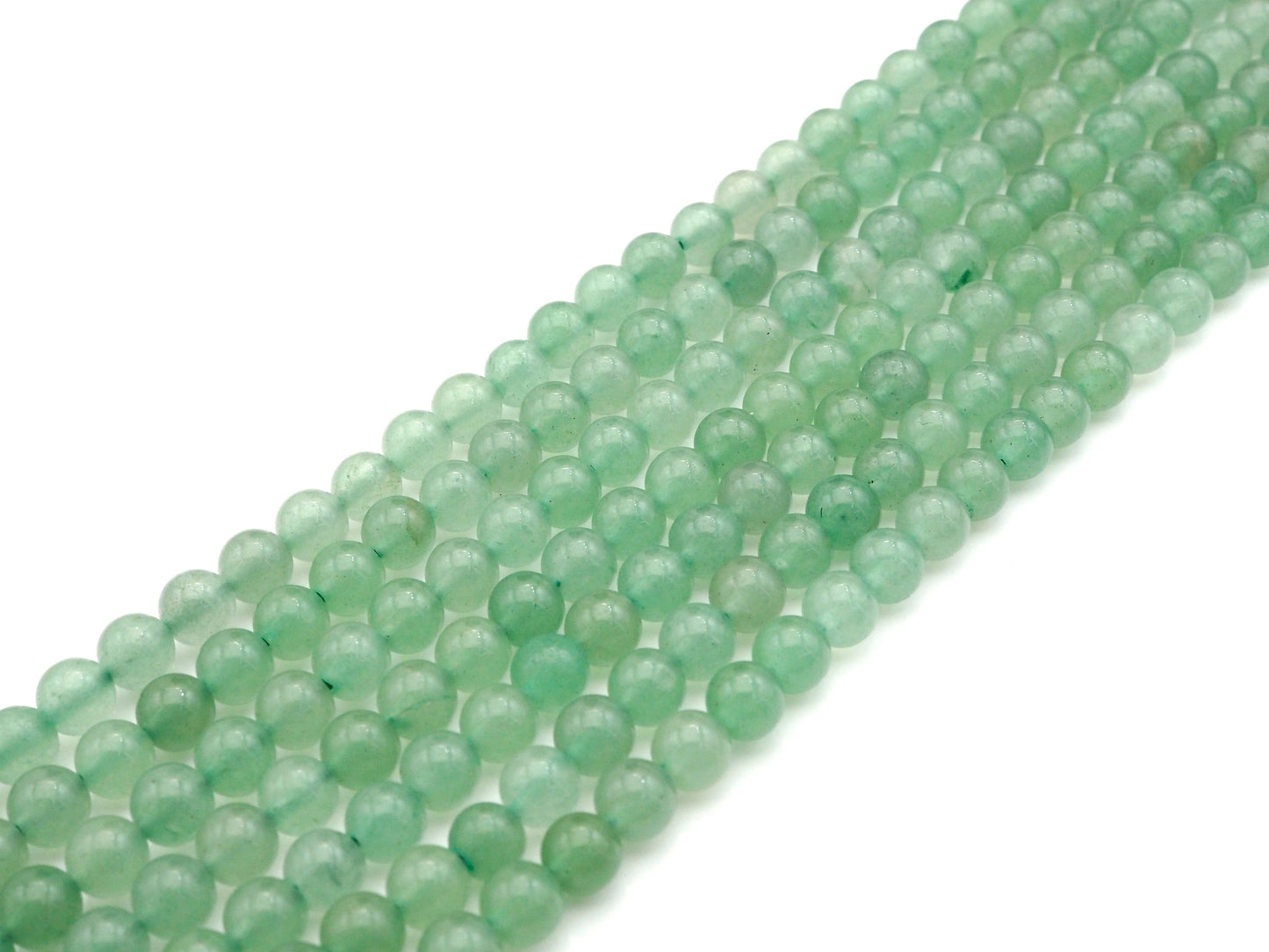 Quality Round Smooth Green Aventurine Beads, 6mm/8mm/10mm/12mm Green Aventurine Beads, 15.5'' Full Strand, UA182