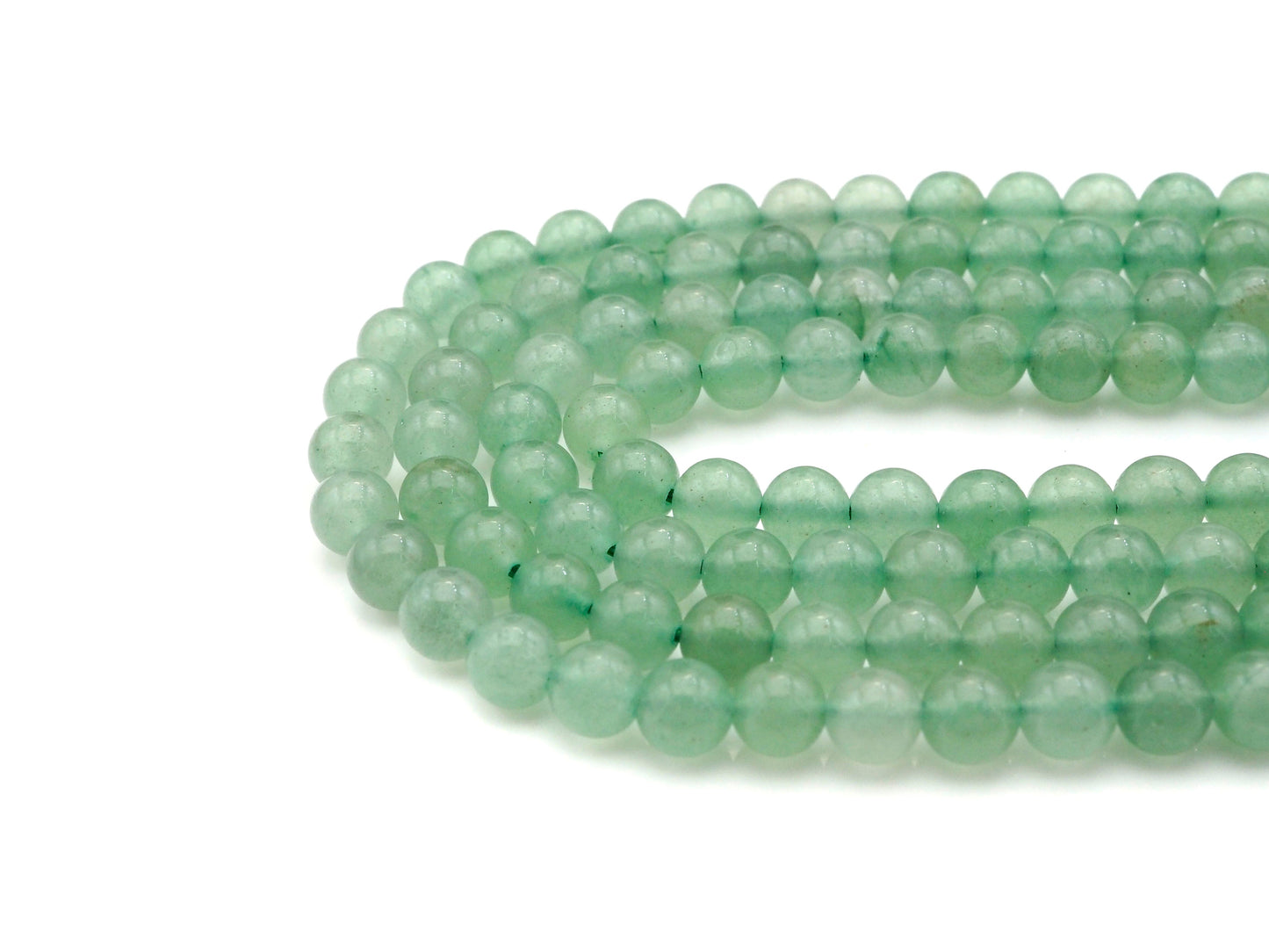 Quality Round Smooth Green Aventurine Beads, 6mm/8mm/10mm/12mm Green Aventurine Beads, 15.5'' Full Strand, UA182