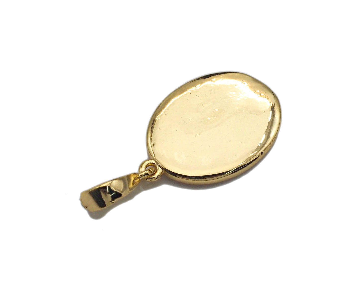 Enamel Colorful RE Alphabet On Oval Pendant/Charm, 13x18mm,sku#F1259C