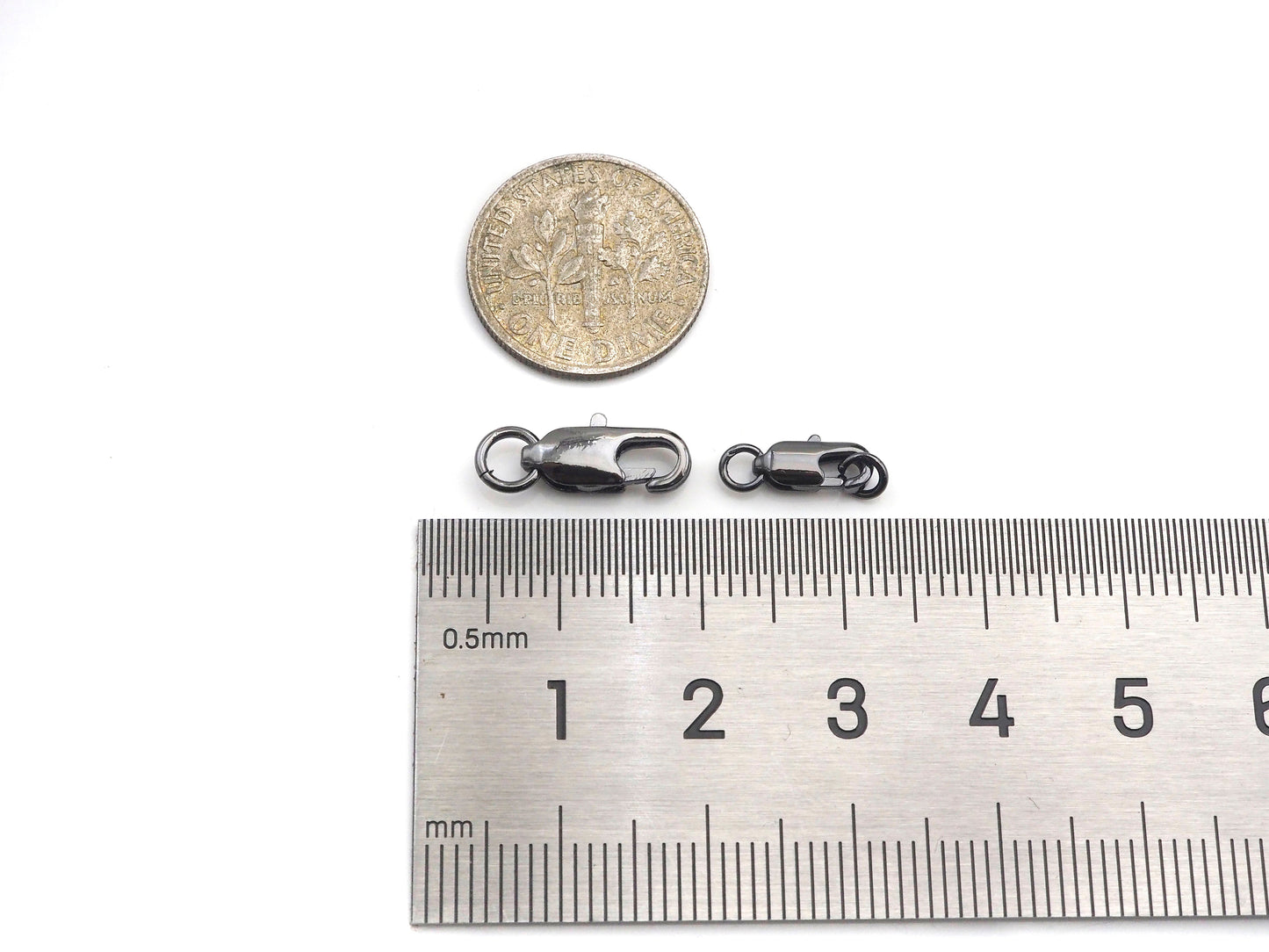 Simple Lobster Claw Clasp, Link Connector with Jump Ring, Sku#Y312