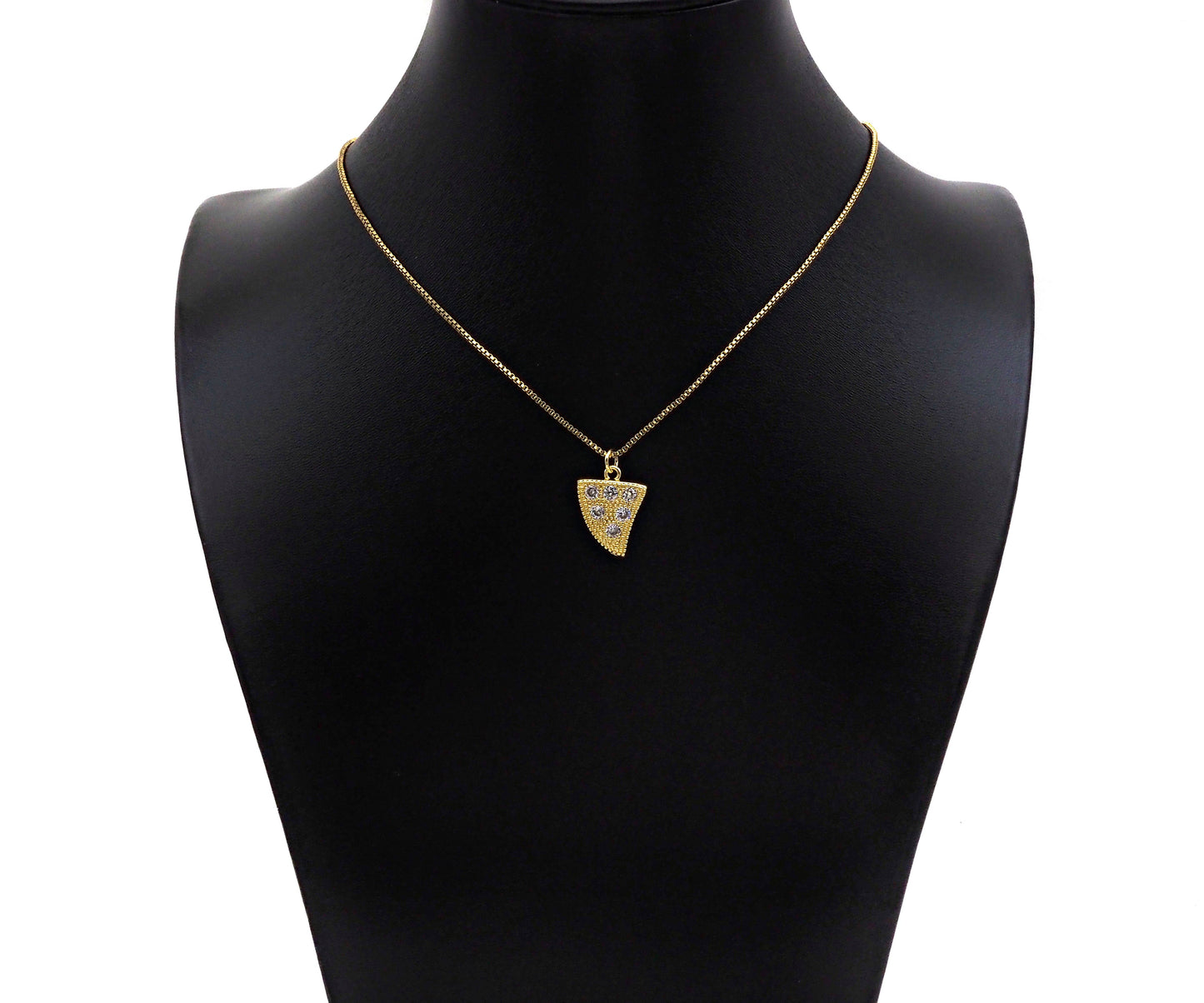 CZ Horn Shape Pendant, Sku#LK204