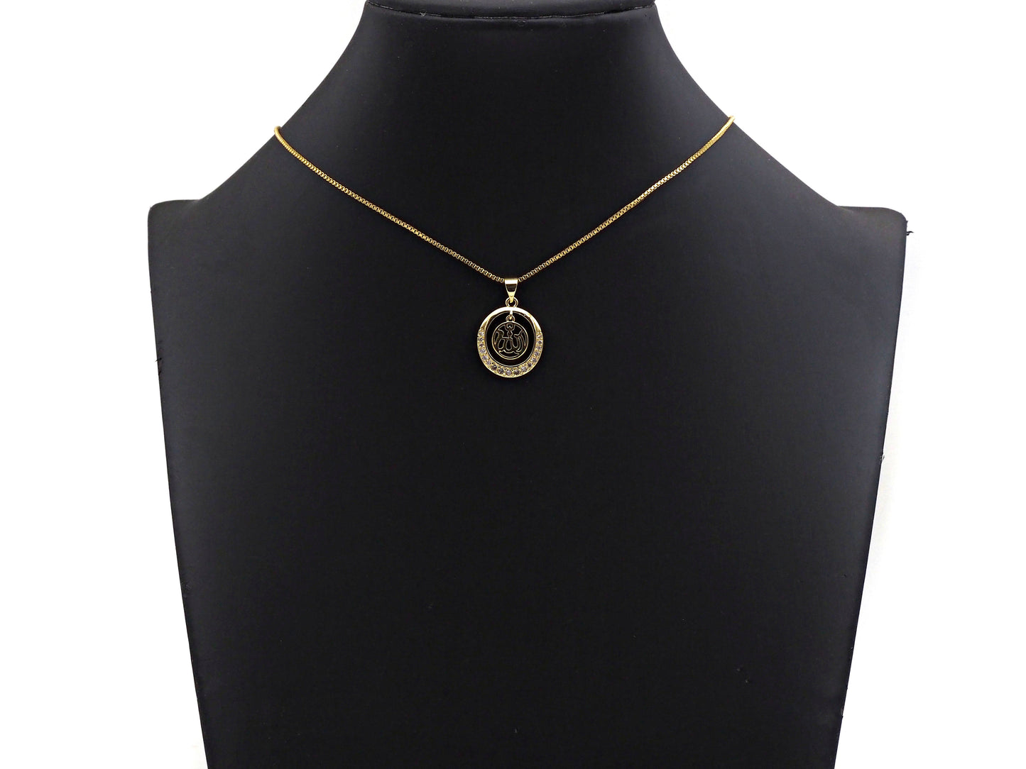 CZ Micro Pave Curve Pattern On Round Ring Shaped Pendant/Charm, Gold Cubic Zirconia Pendant Charm,17x21mm,sku#F1268
