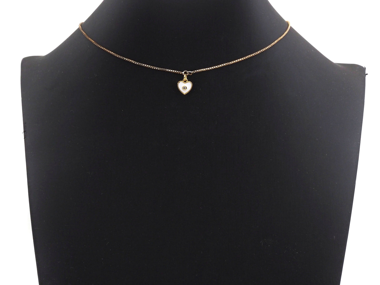 Cute Enamel  Heart Charm Pendant,CZ Micro Pave Oil Drop pendant,Enamel heart pendant,Enamel Jewelry, 9mm, sku#F1058