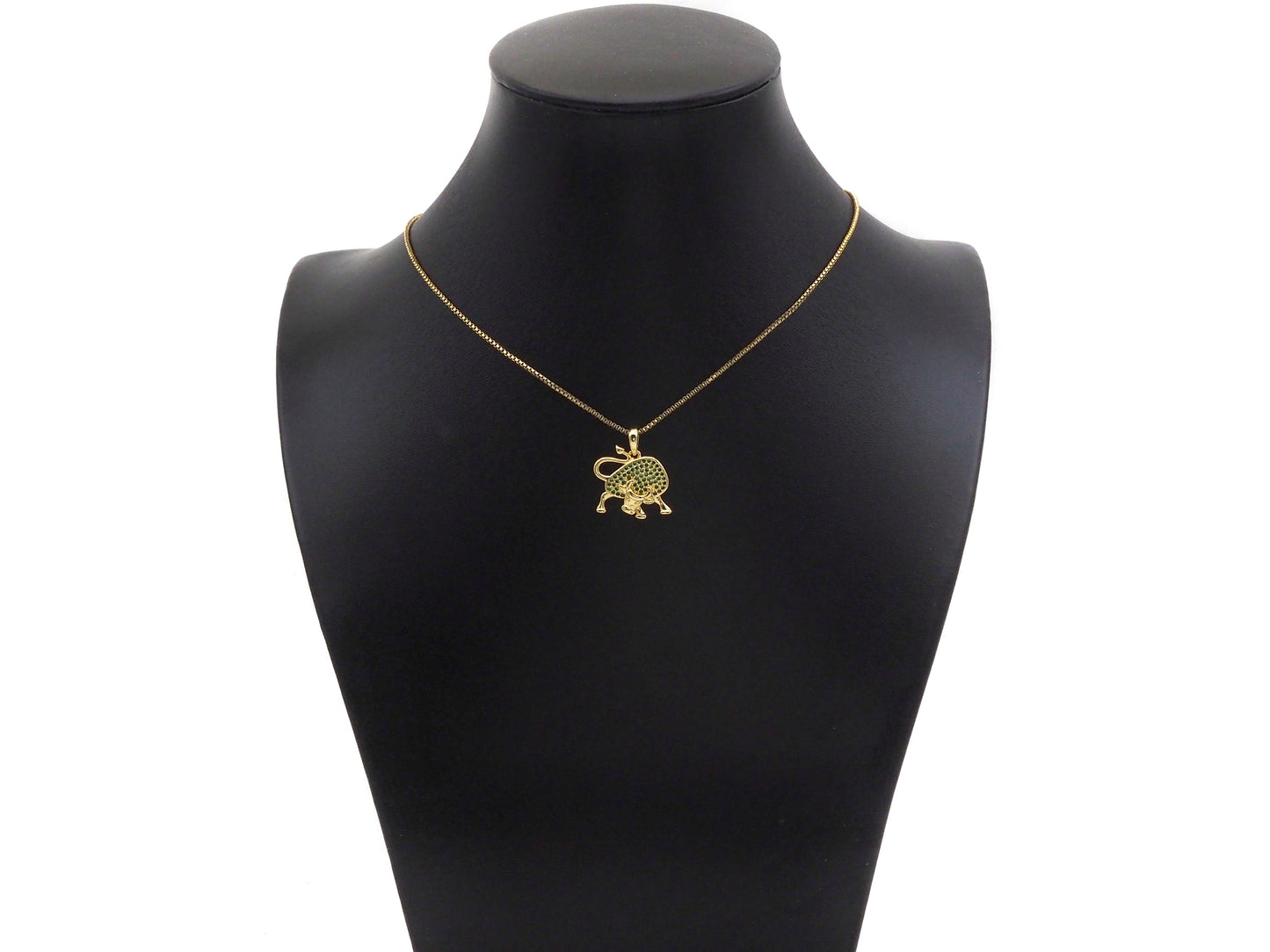 Colorful CZ Micro Pave Bull Pendant/Charm,Cubic Zirconia Charm, Necklace Bracelet Charm Pendant,17x18mm, Sku#LD35