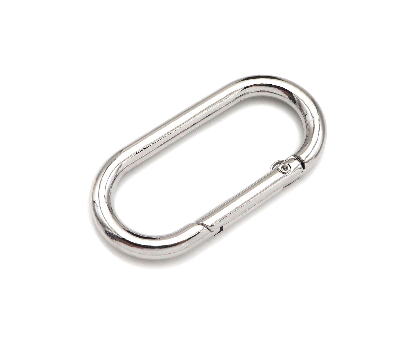 50mm Large Spring Gate, Gold/Silver Large Oval Clasp, Snap Clip Trigger Clasp, Spring Buckle for Chain Purse Key Jewelery, sku#H309C
