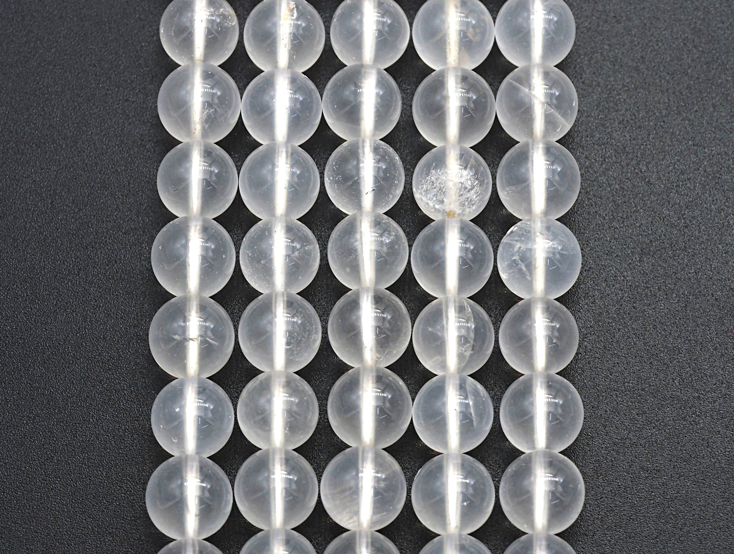 Natural Milky Quartz round smooth, 8mm/10mm/12mm, 15.5" Full Strand, sku#U609