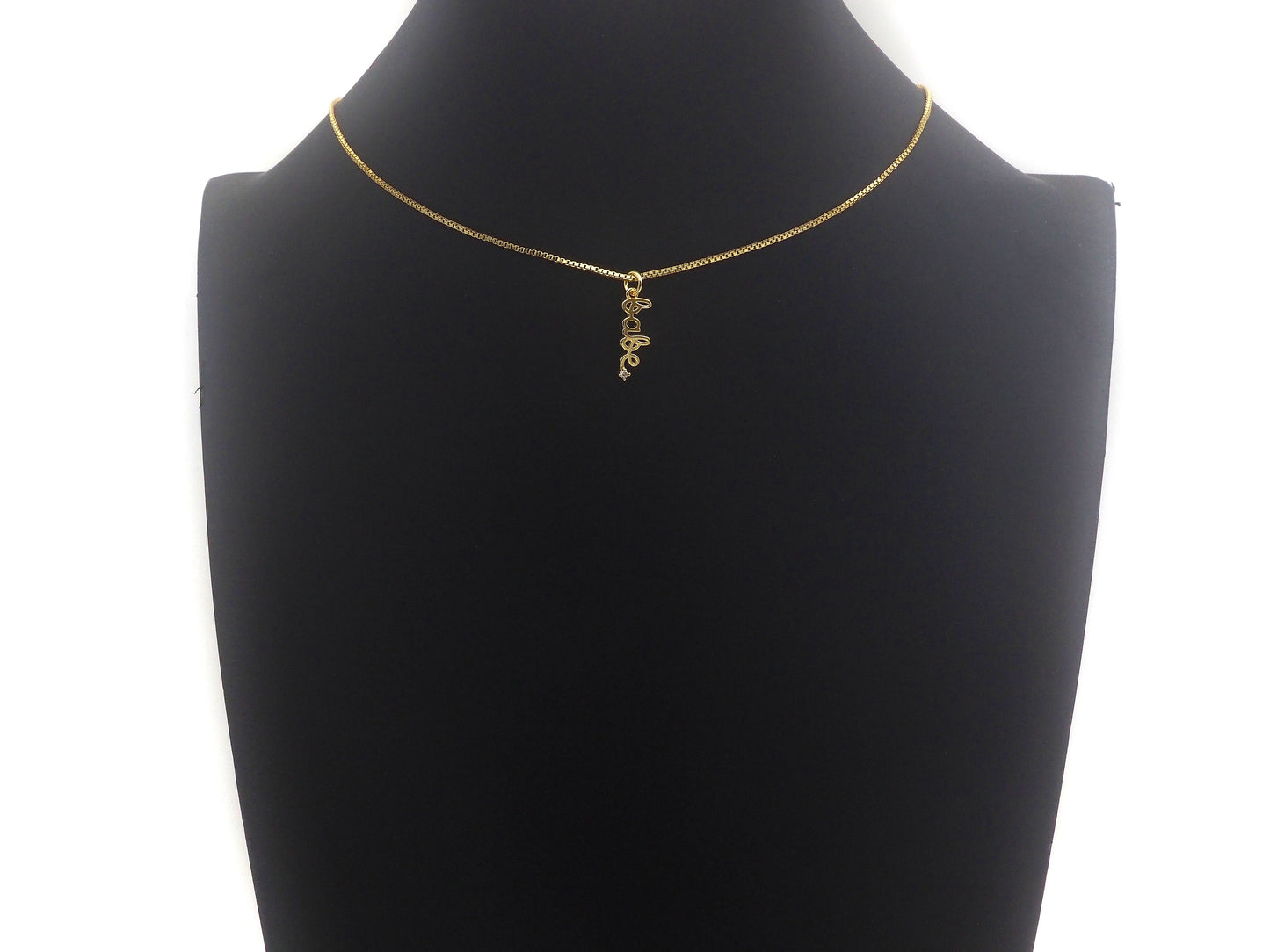 Gold/Silver CZ Micro Pave Babe Letter Shape Pendant, Alphabet Pave Pendant, Real Gold plated, 7x18mm, Sku#Z1153