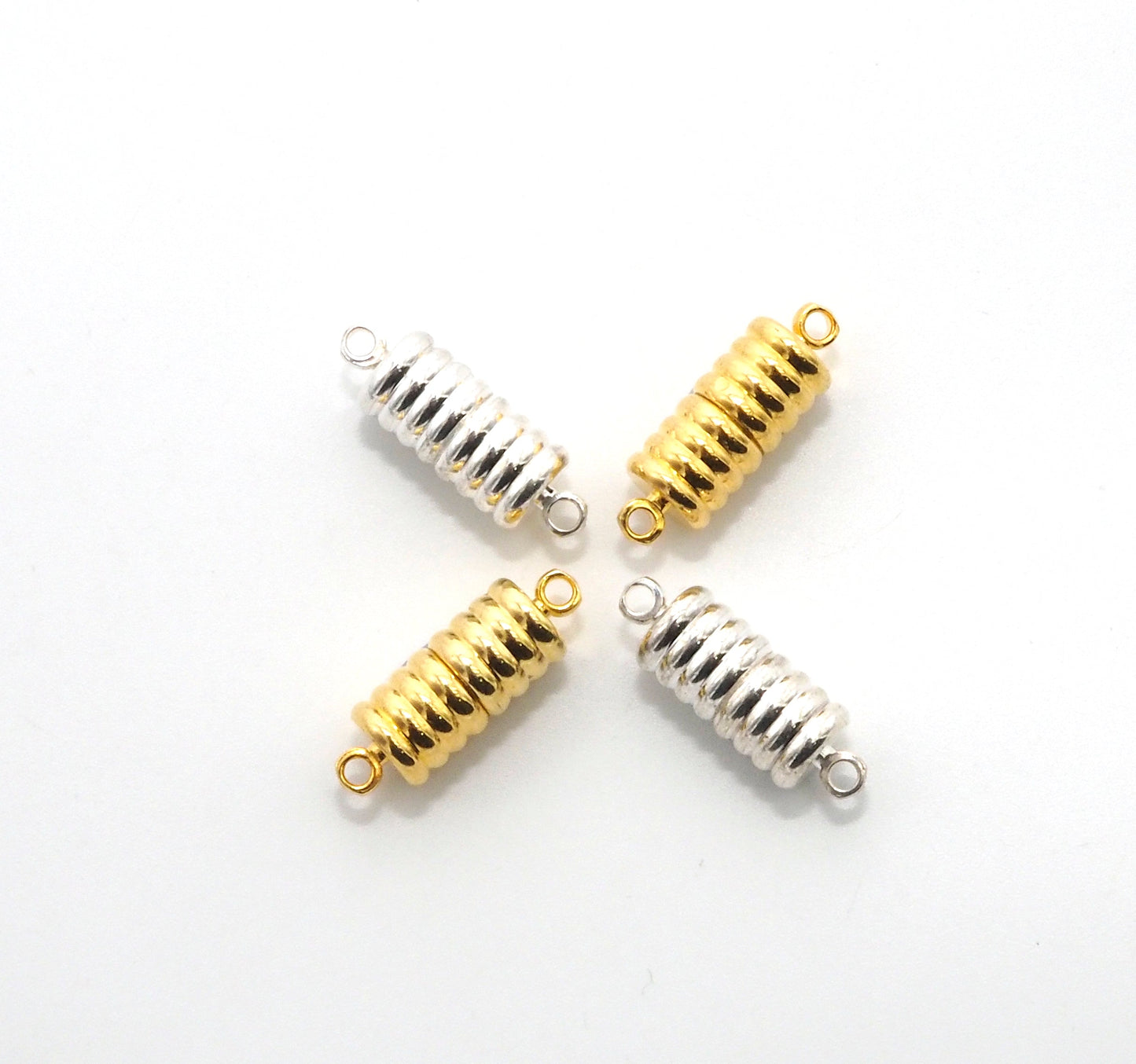 Silver/Gold/Black Plated Strong Magnetic Cylinder Clasp, 8X23mm Clasps, Beading supplies, Secure Clasp,SKU#C65