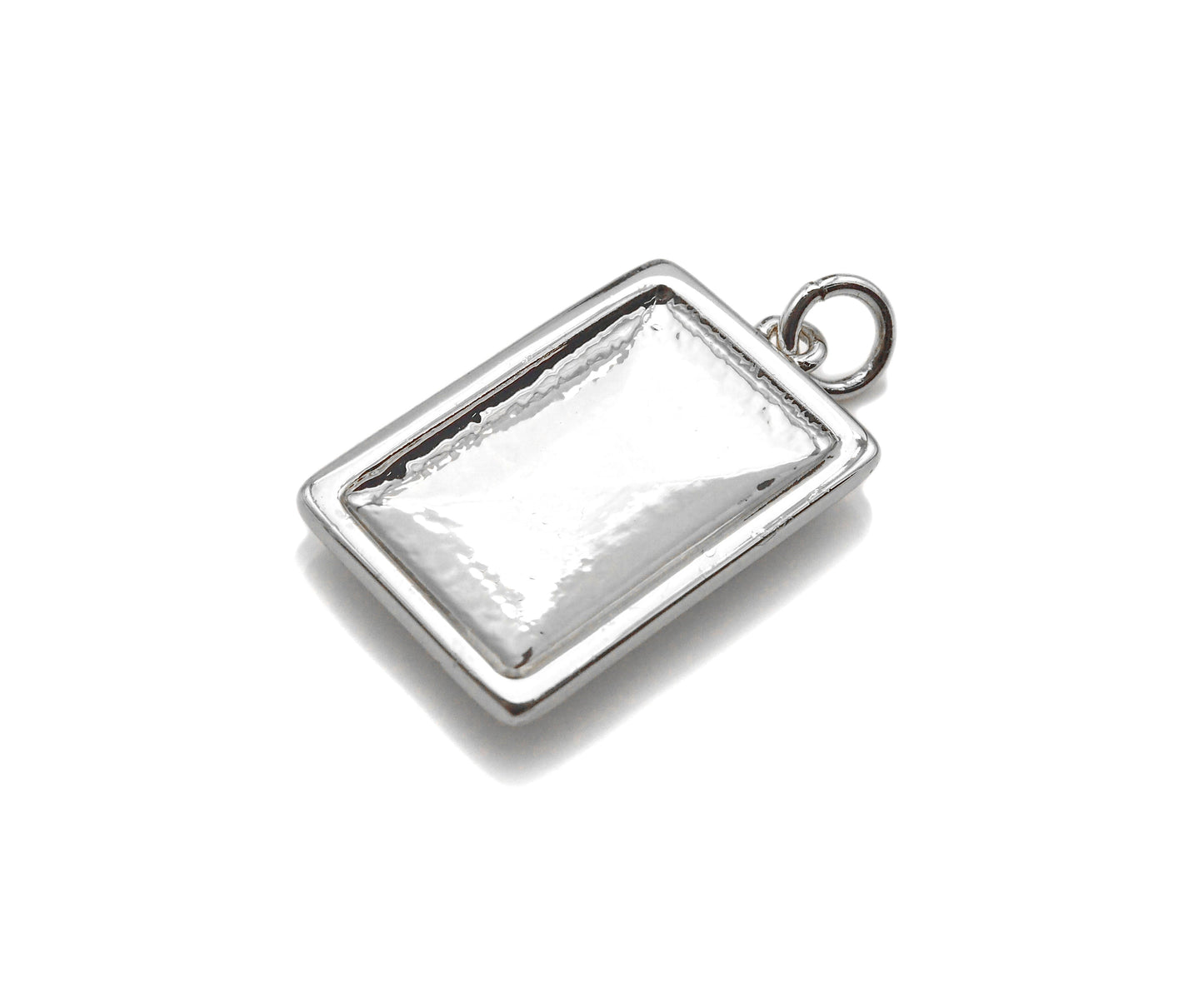Silver Initial Letter Charm, Alphabet Letter Charm, SKU#F1347C