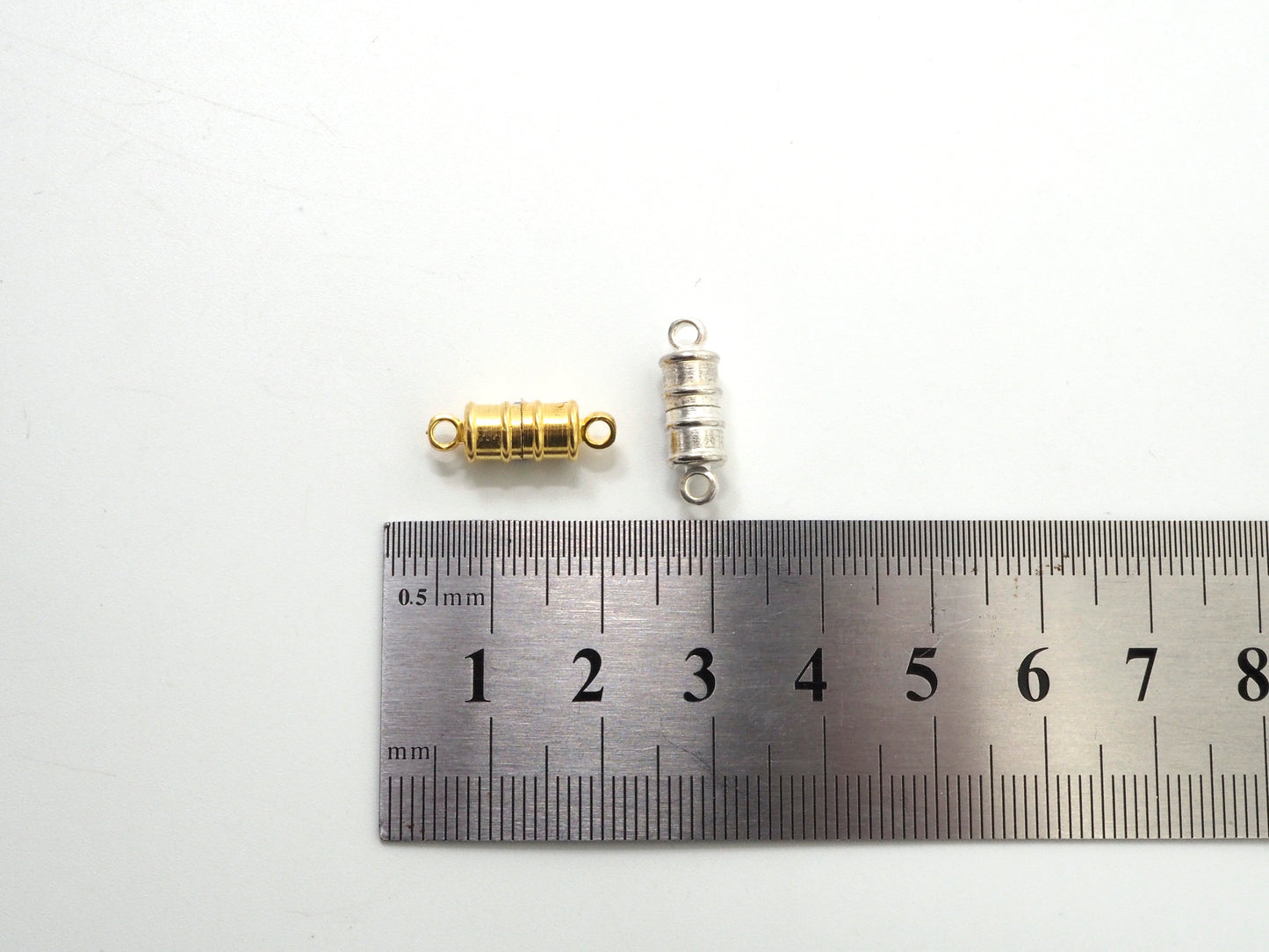 Silver/Gold/Black/White Plated Strong Magnetic Cylinder Clasp,6X17mm Clasps,Beading supplies, SKU#C66