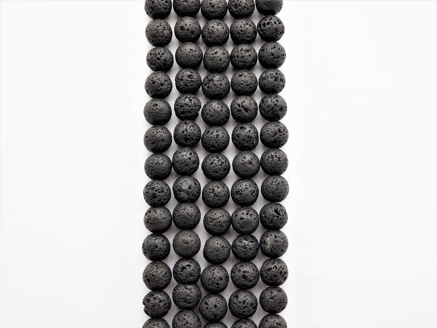 Wholesale Black Lava Round Beads, 4mm/6mm/8mm/10mm/12mm/14mm