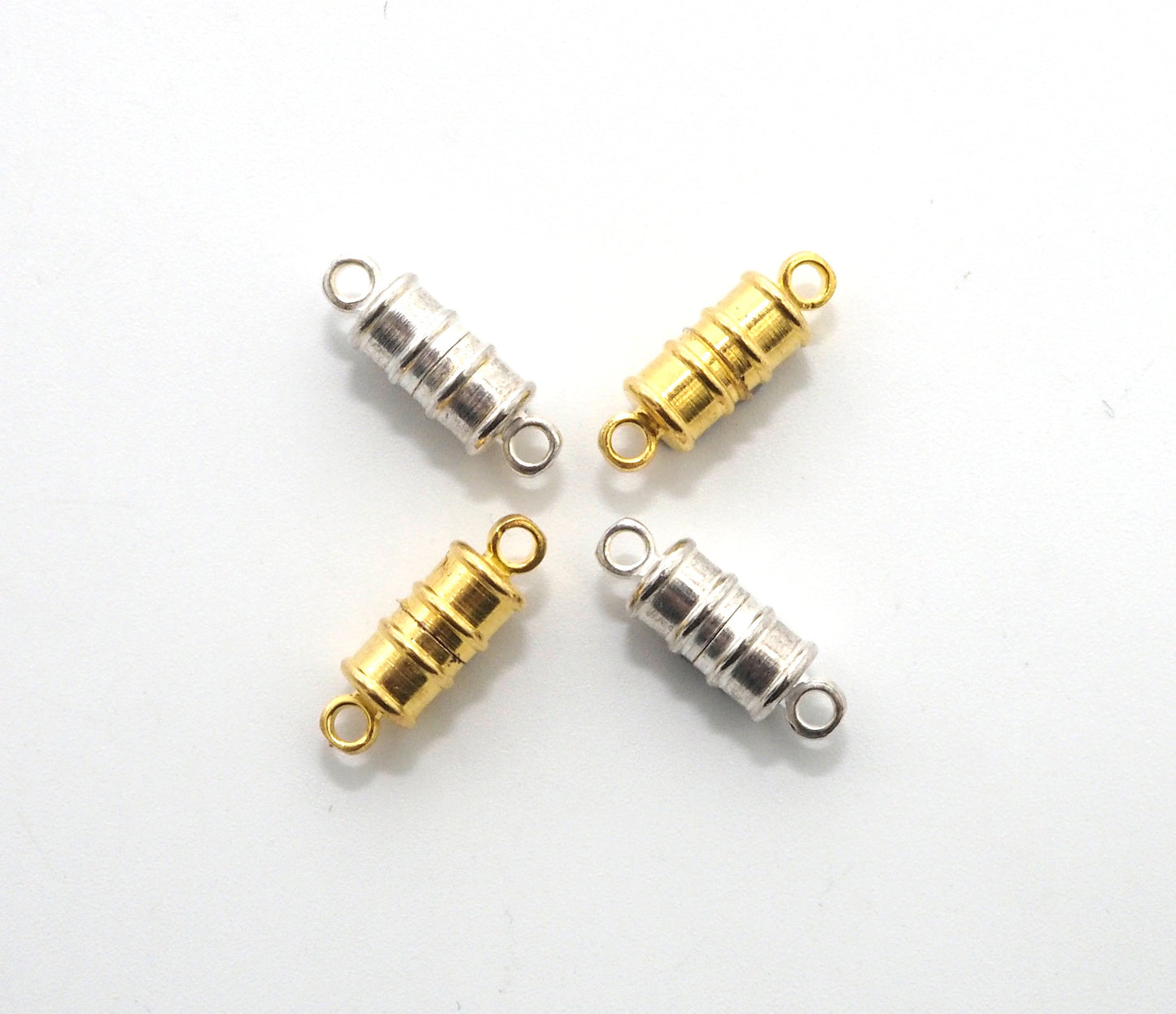 Silver/Gold/Black/White Plated Strong Magnetic Cylinder Clasp,6X17mm Clasps,Beading supplies, SKU#C66
