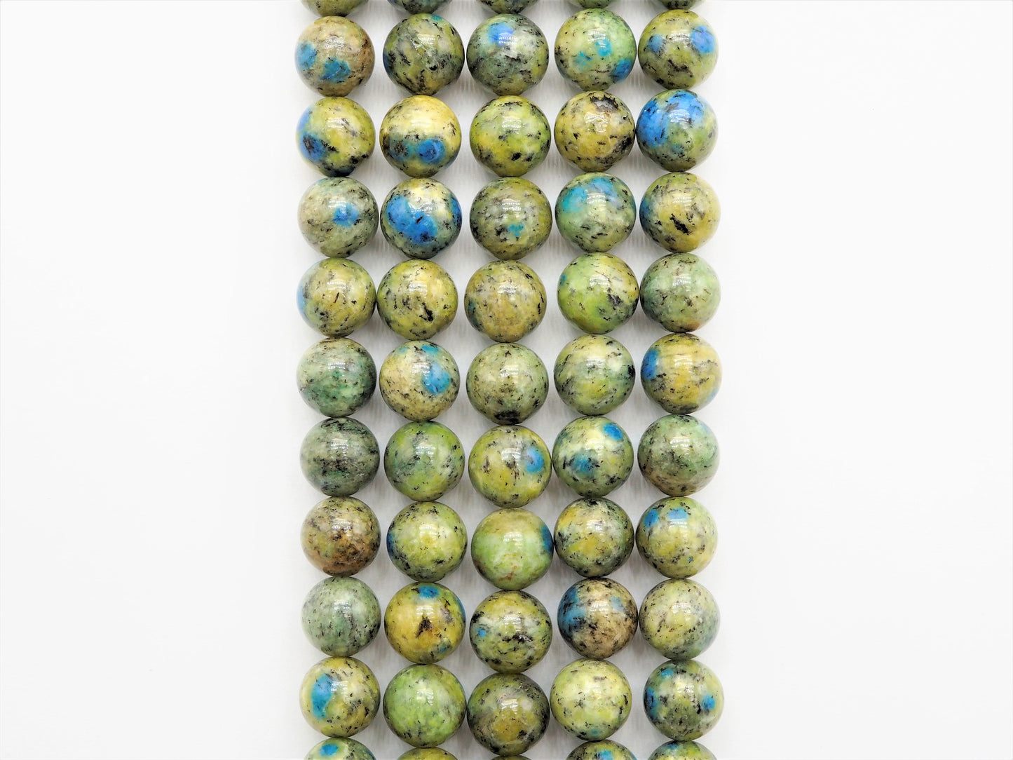Top Quality Natural K2 Jasper Smooth Round Beads,6mm/10mm/12mm/14mm/16mm Greenish Blue Gemstone Beads,15.5" Full Strand,SKU#U317