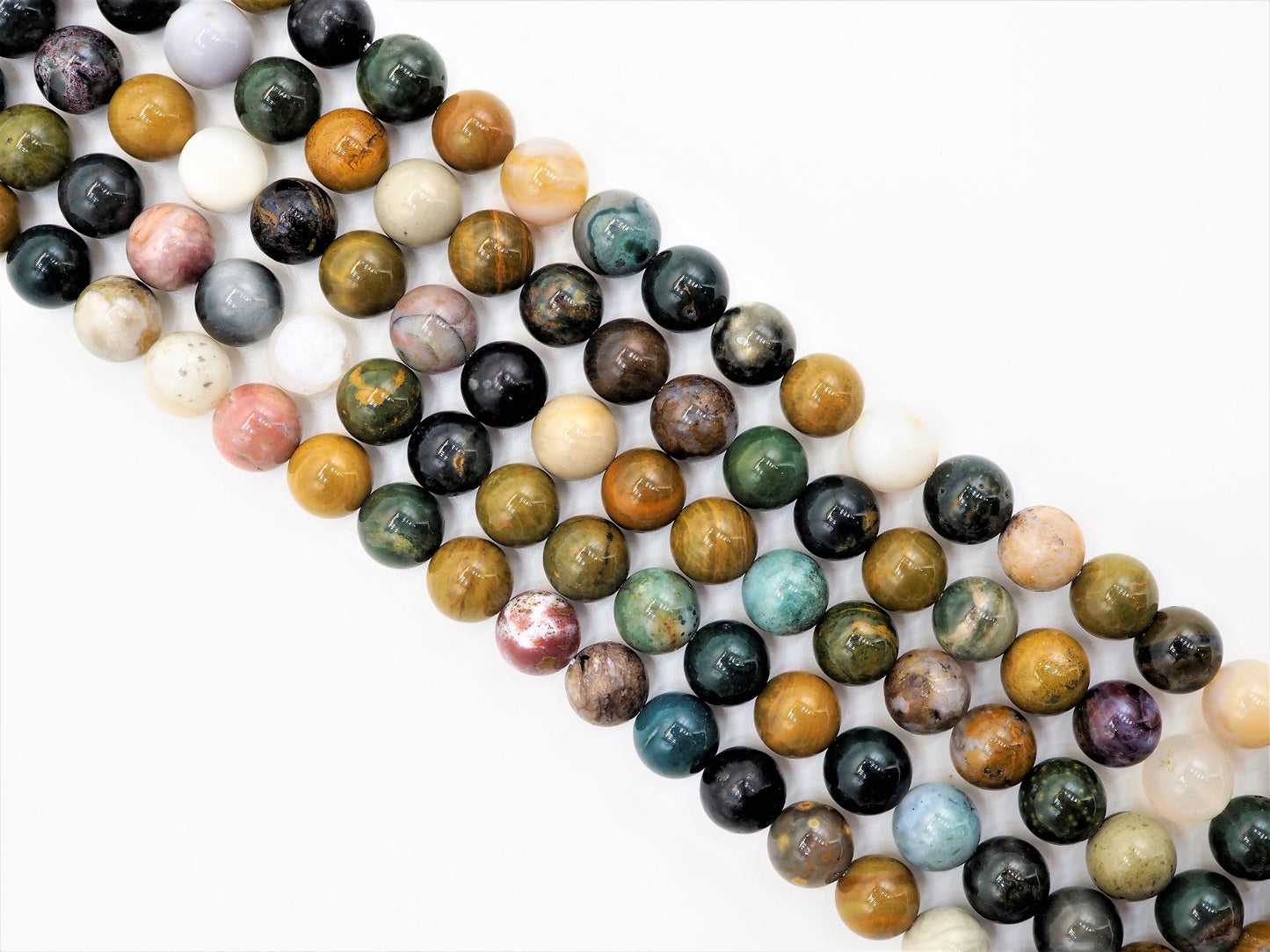 Quality Natural Chrysocolla beads, Round Smooth 6mm/8mm/10mm/12mm Natural Blue Brown Gemstone beads,15.5inch strand, SKU#U297