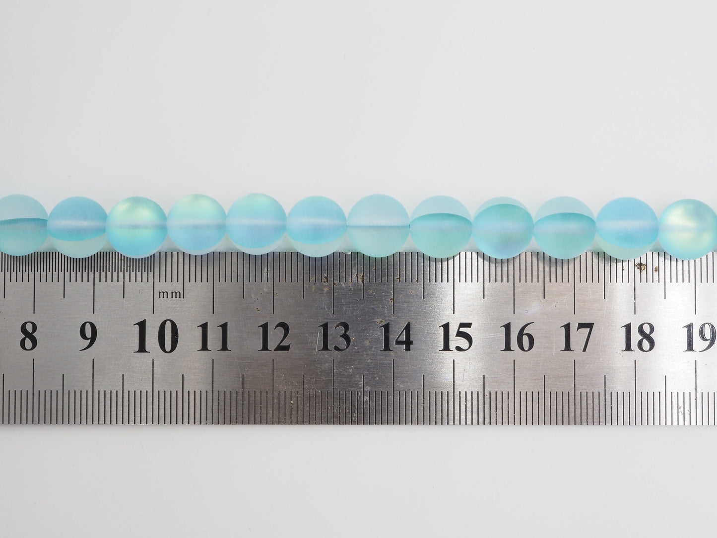 Beautiful Aqua Blue Spectrolite Quartz Matte, Aura Round  6mm/8mm/10mm/12mm, Blue Crystal beads,15.5inch strand, SKU#U289