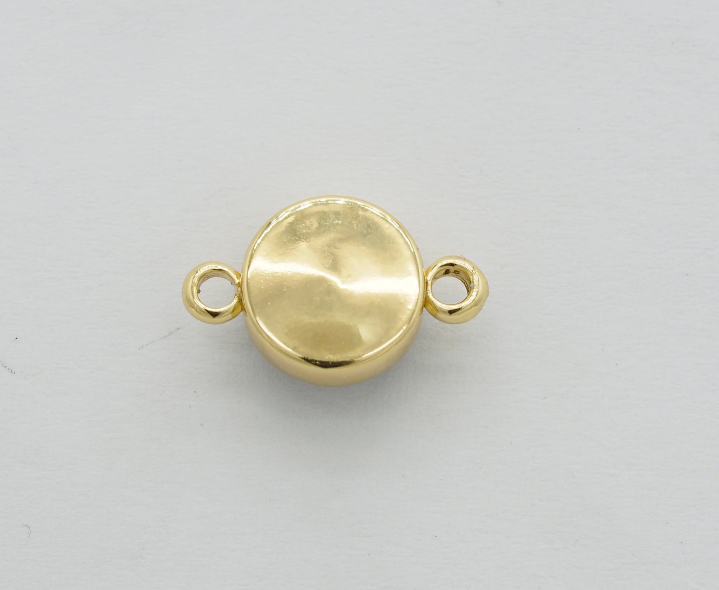 Gold/Silver Mystic Drusy Round Connector, sku#V24C