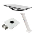 KVH Starlink Flat Panel Kit avec support de piédestal Seaview 24" Adaptateur Starlink Top Plate [72-1048-SV24]