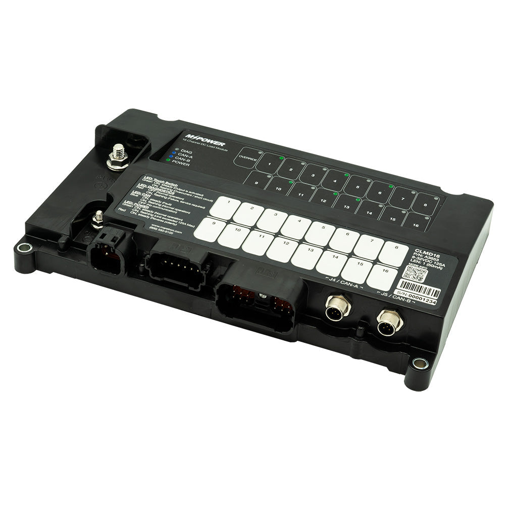 マレトロン MPower 16チャンネル DCロードコントローラーモジュール NMEA 2K コネクターなし [CLMD16]