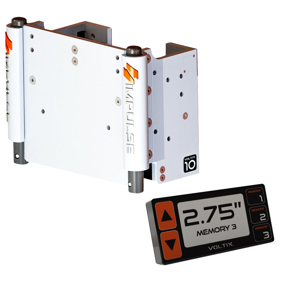 IMPULSE XL 10" Plate Élévatrice Électrique Reculée avec Smart Control - Cerakote Blanc [75071-W]
