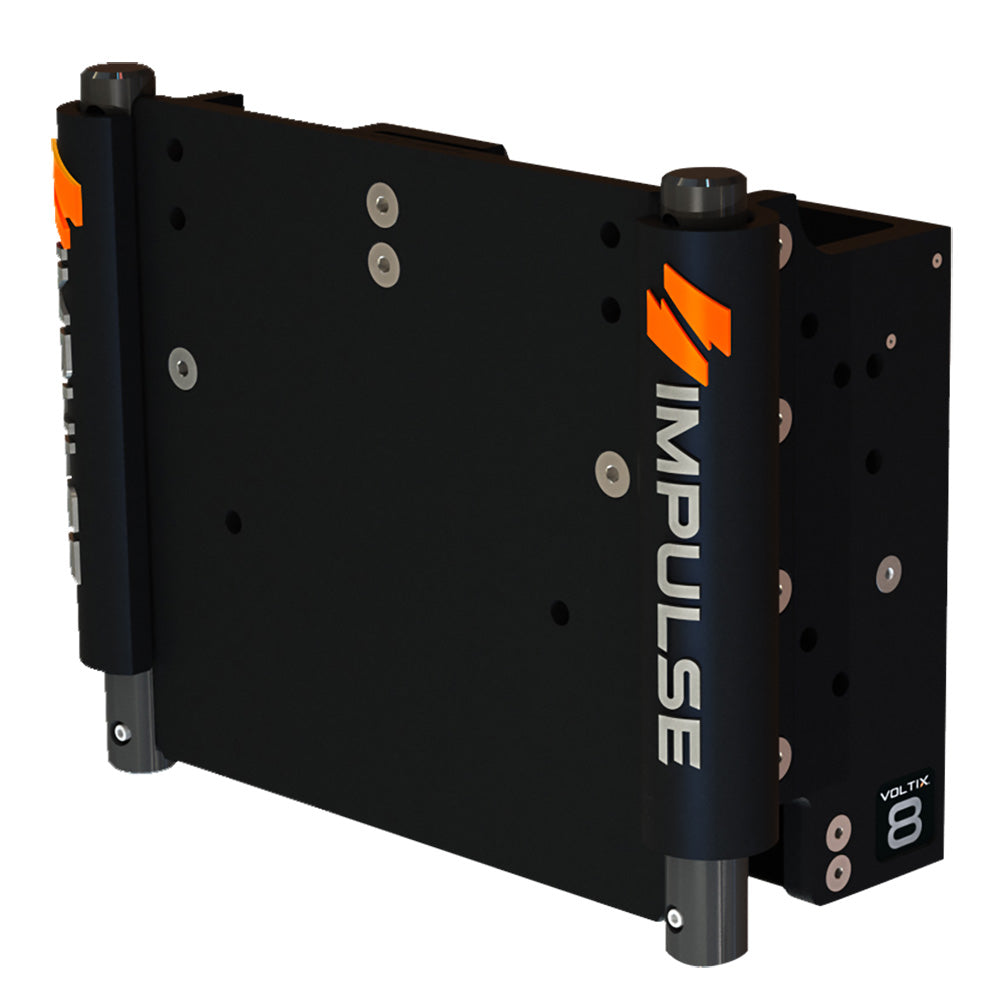 Vérin électrique à recul IMPULSE 8" avec commande standard - Anodisé noir [75062-B]