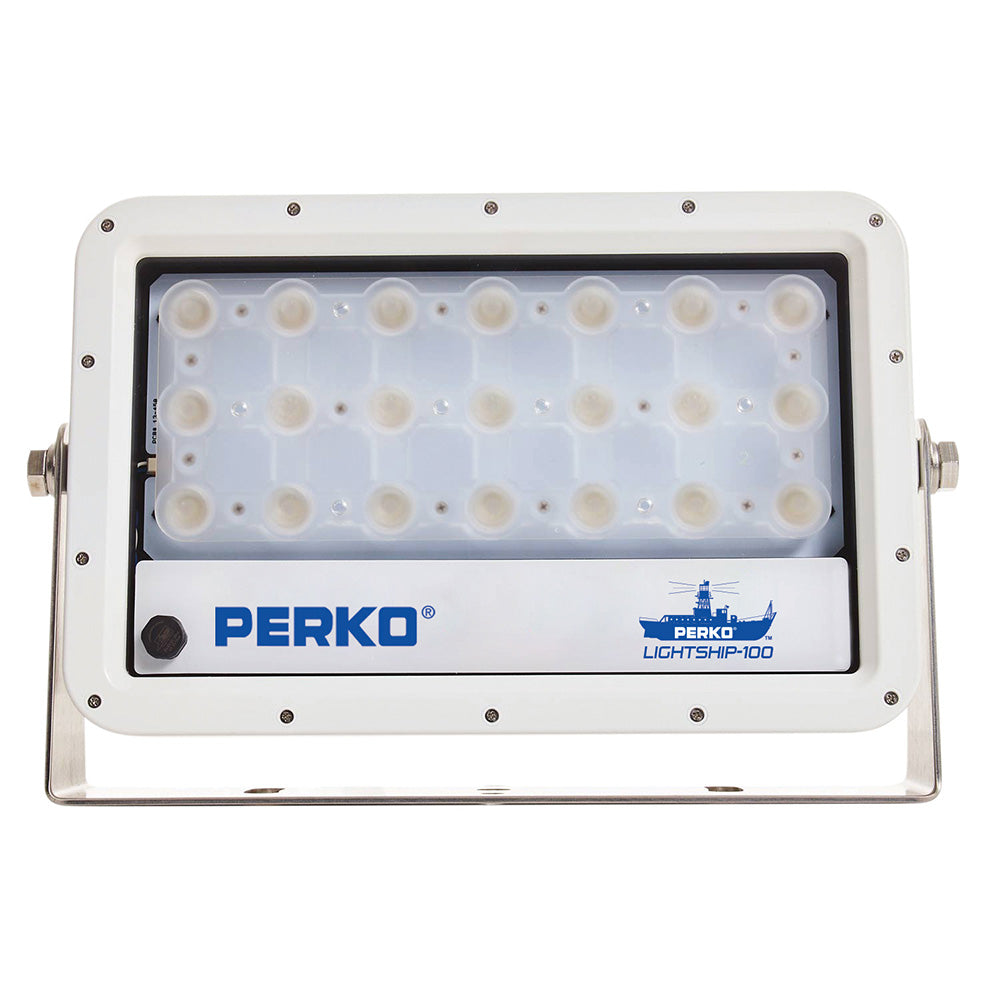 Projecteur haute performance LED Perko Lightship 100 - 12/24 V - Blanc [1643100S0W]