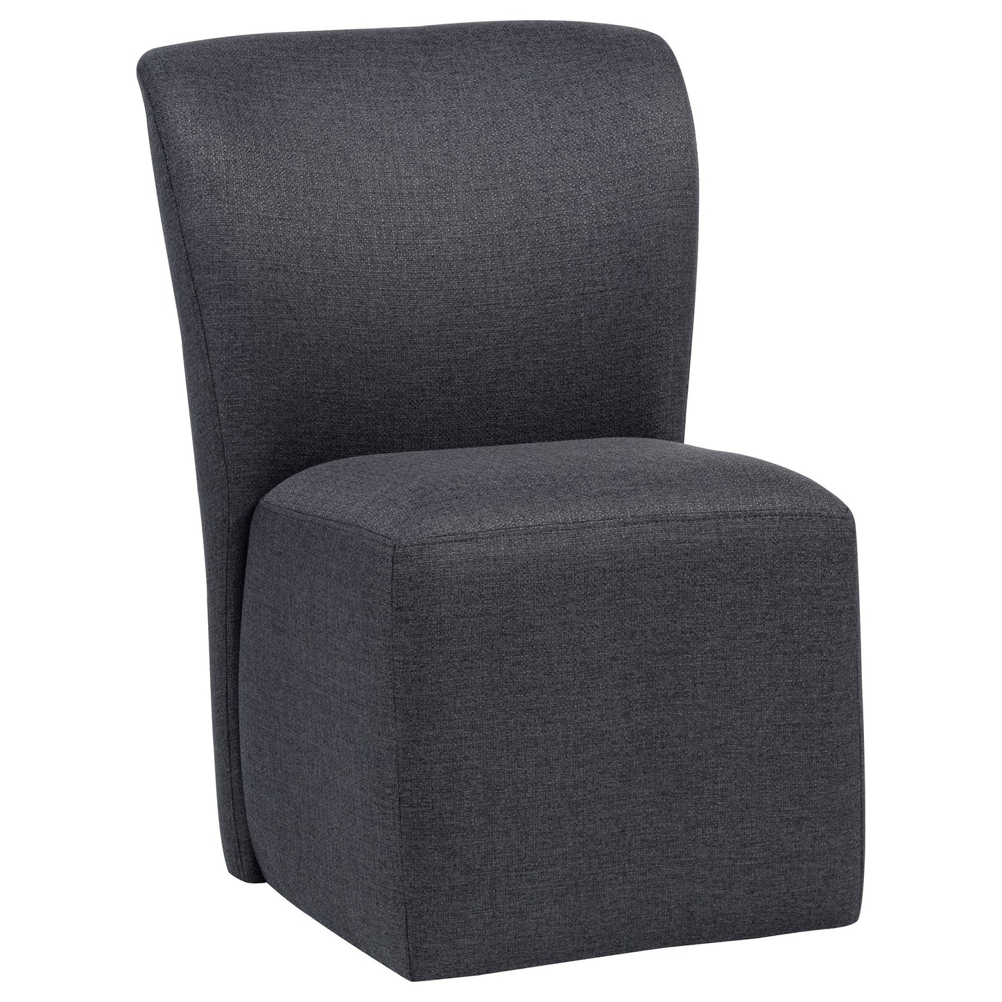 Jaelynn Upholstered Parsons Dining Side Chair Charcoal (Set of 2)