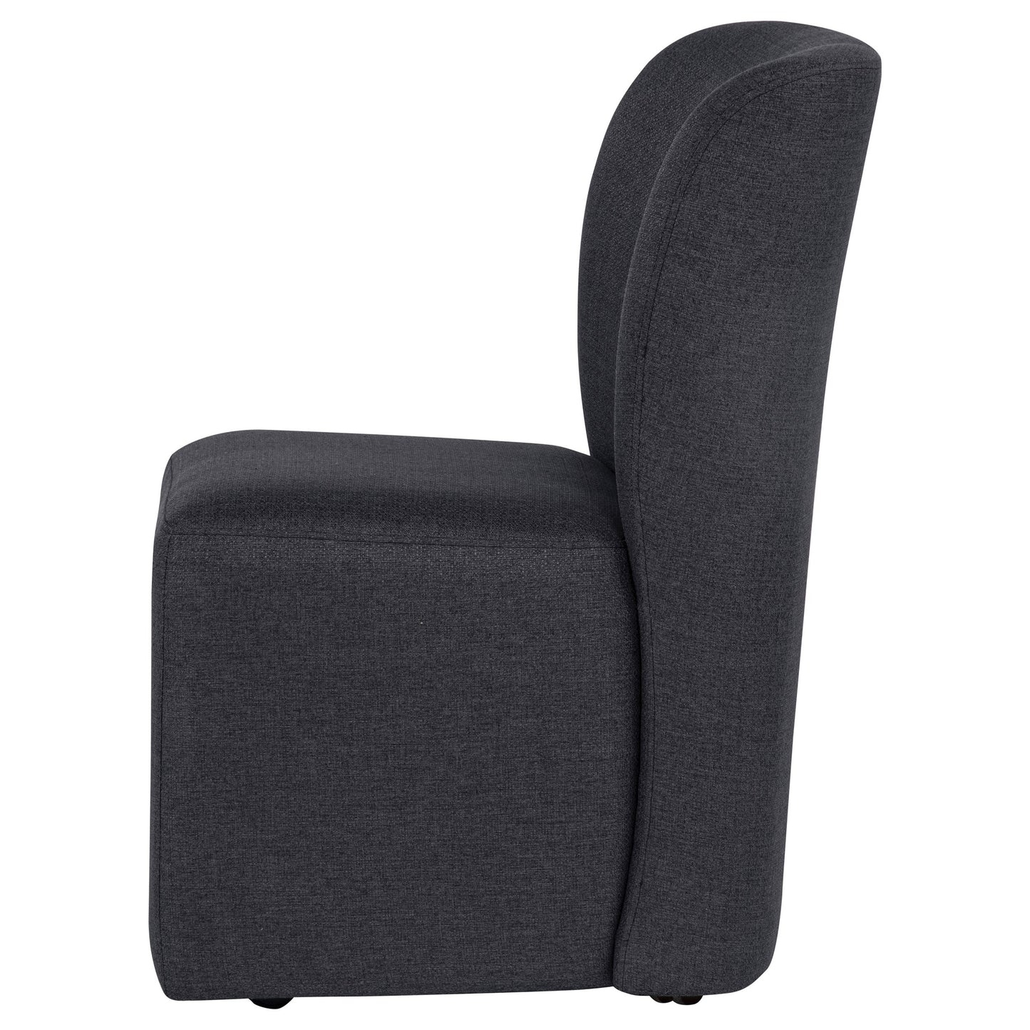 Jaelynn Upholstered Parsons Dining Side Chair Charcoal (Set of 2)