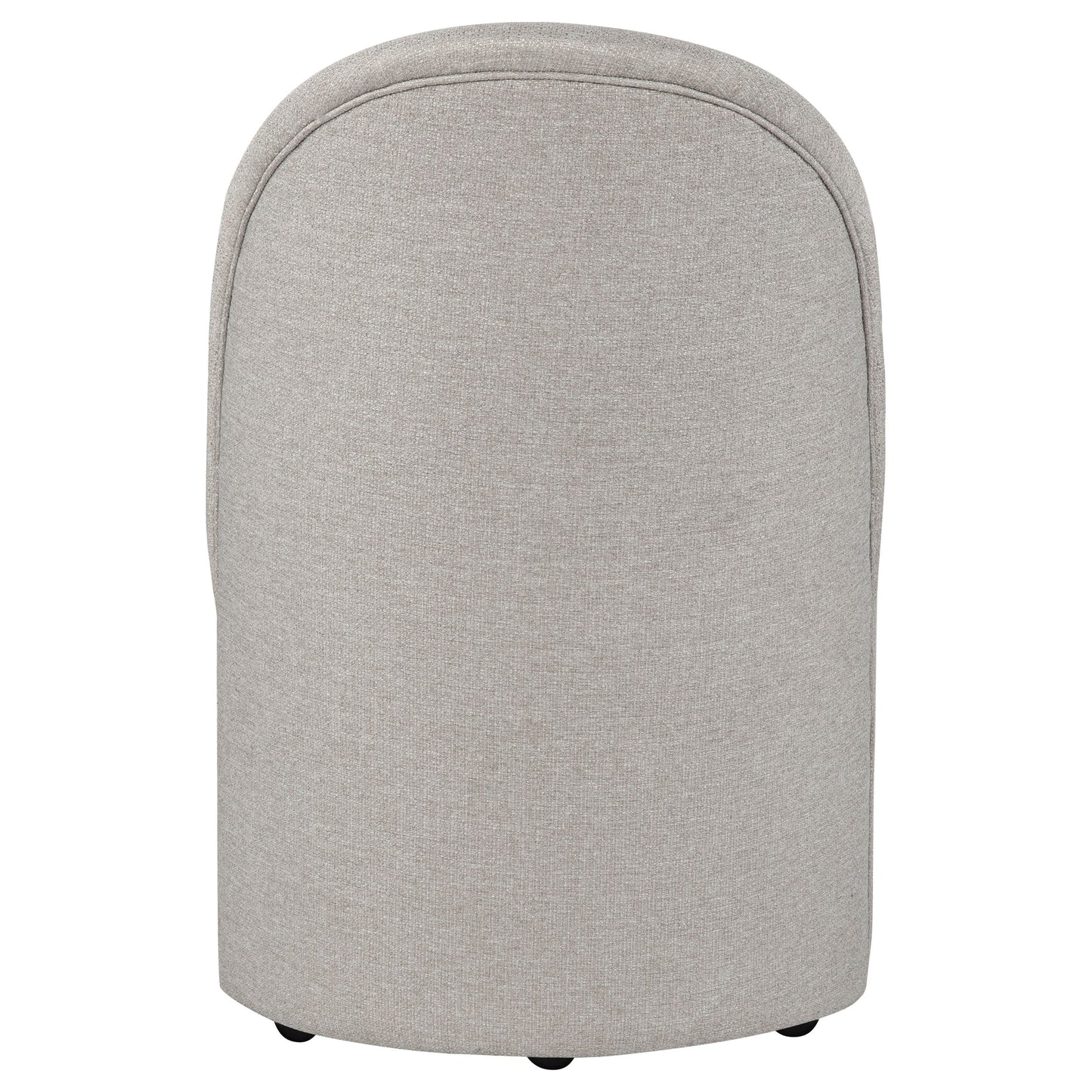 Aubrey Upholstered Barrel Dining Side Chair Beige (Set of 2)